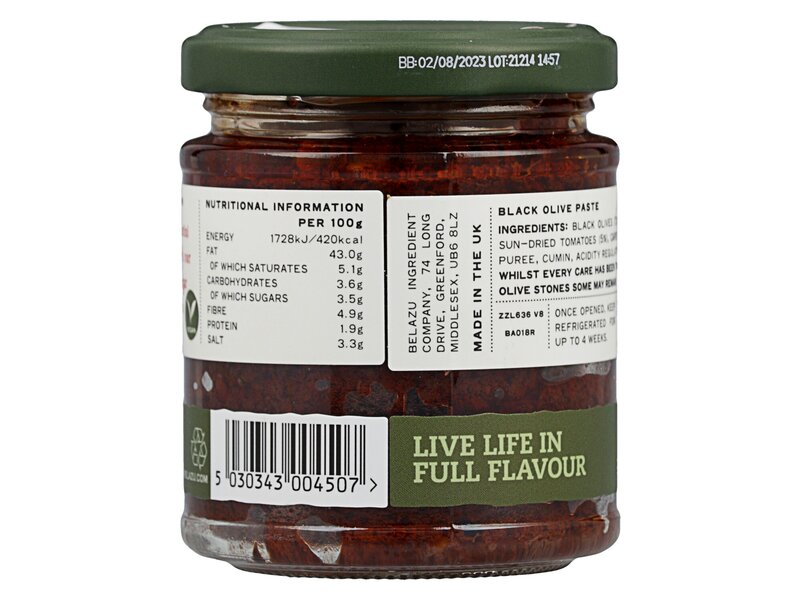 Belazu Black tapenade paste 170g