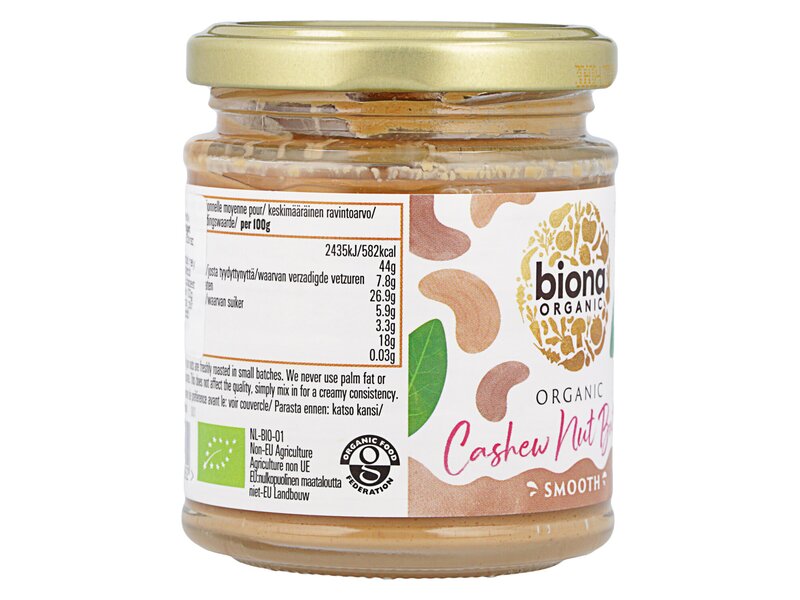 Biona Organic Cashew Butter Smooth 170g