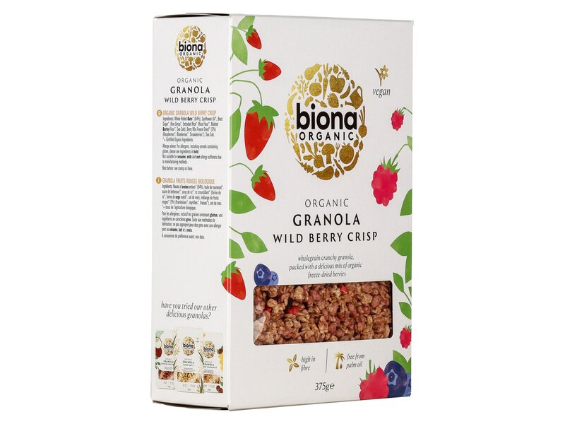 Biona Bio granola bogyósgyümölcsökkel 375g