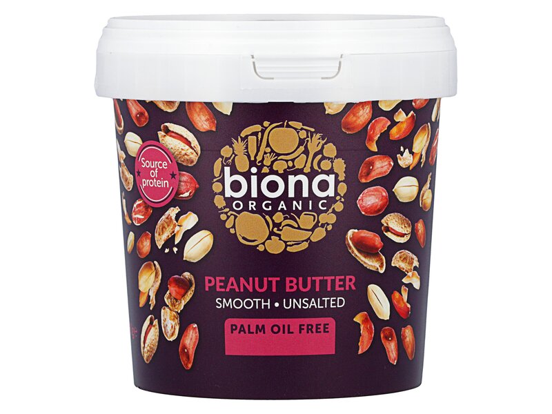 Biona Organic Peanut Butter Smooth Unsalted 1kg