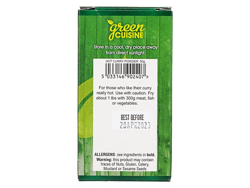 GC Curry por csípős Hot Curry Powder 50g