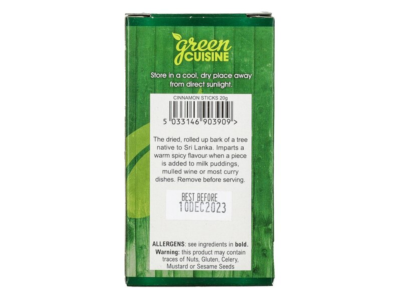 Green Cuisine fahéj rúd 20g