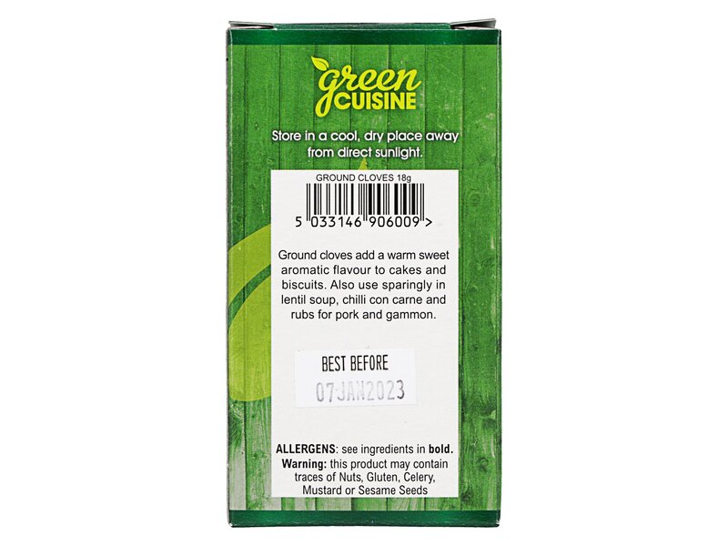 GC Szegfűszeg őrölt ground cloves 18g