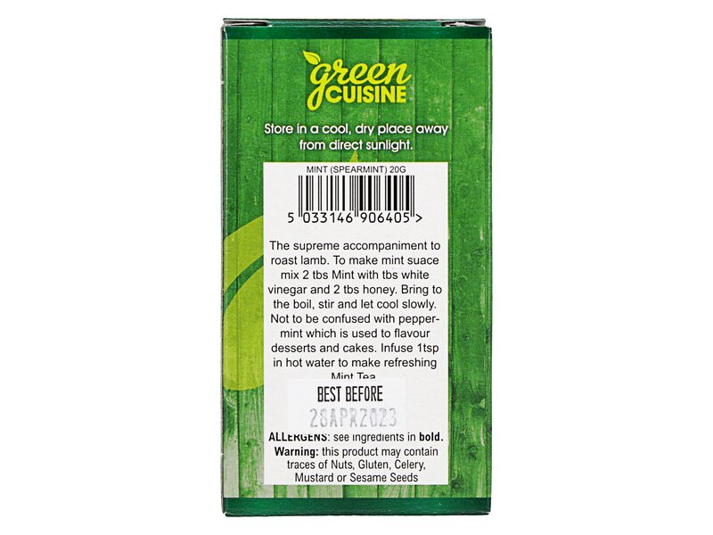 GC Fodormenta Spearmint 20g