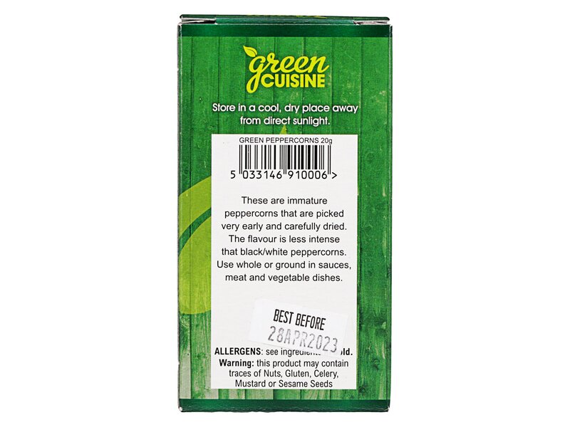 GC Bors zöld Green Peppercorns 20g