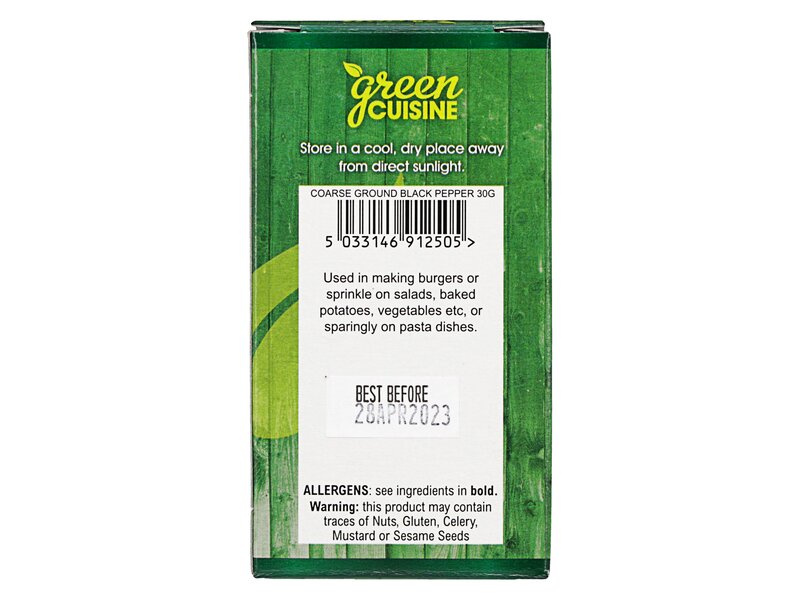 GC Bors fekete tört Crush.Bl. Pepper 30g