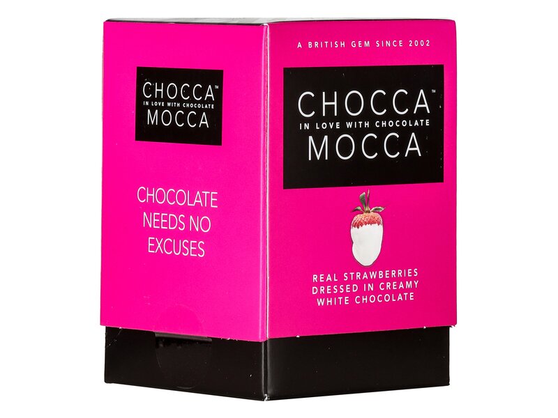 Chocca Mocca Strawberries & cream 100g
