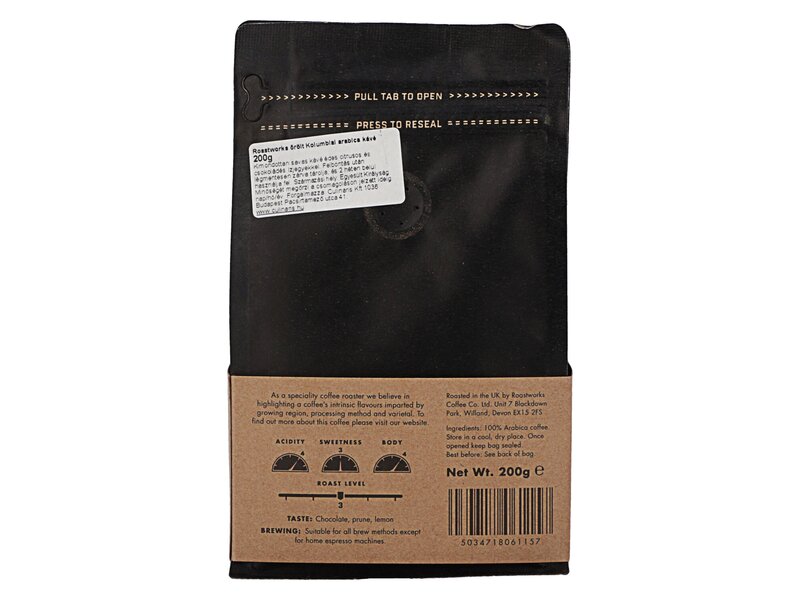 Roastworks Colombia Beatriz Giraldo Ground 200g