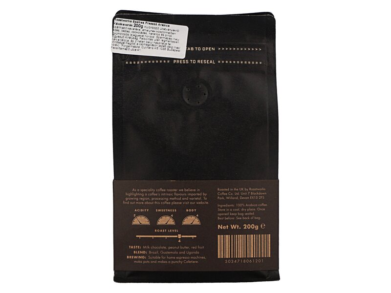 Roastworks Espresso Whole Beans 200g