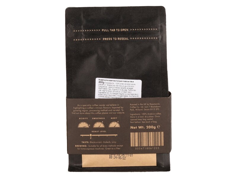 Roastworks Kenya szemes kávé 200g