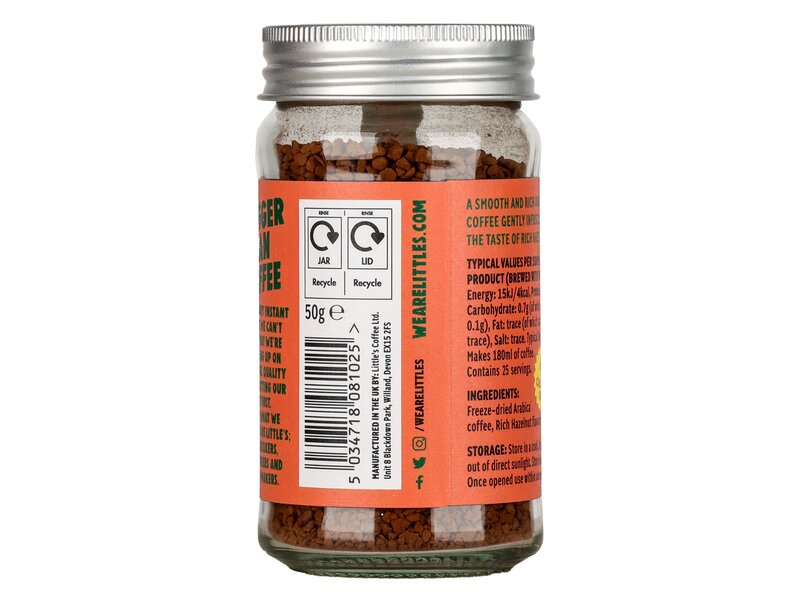 Little's instant kávé mogyoró ízesítéssel 50g