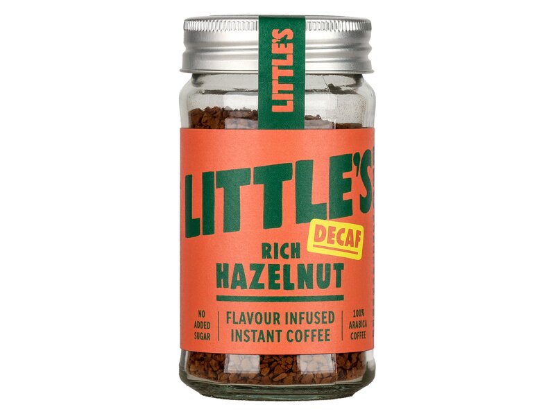 Little's koffeinmentes instant kávé mogyoró ízesítéssel 50g