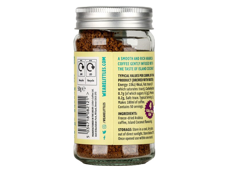 Little's instant koffeinmentes kókuszos kávé 50g