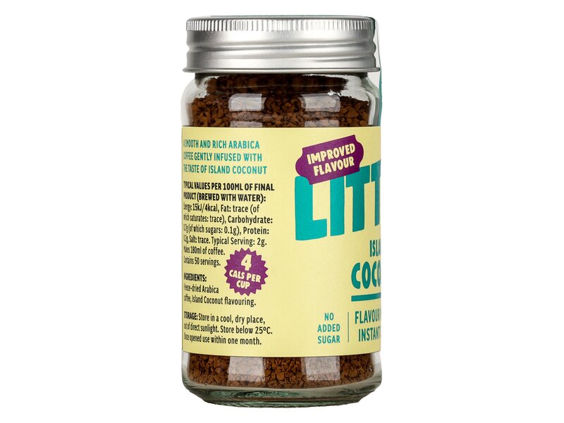 Little's instant koffeinmentes kókuszos kávé 50g
