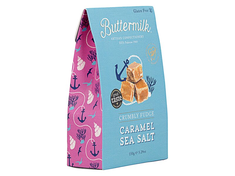 Buttermilk Crumbly Fudge Caramel Sea Salt 150g