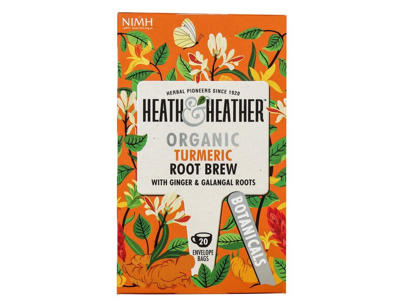 Heath & Heather Organic Turmeric root brew 20 filter 30g