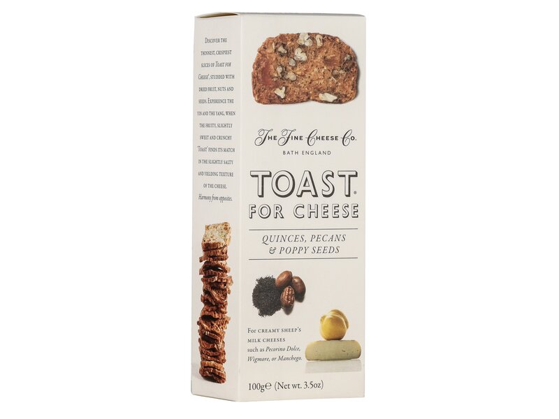 Fine Cheese birsalmás, pekándiós, mákos toast  100g