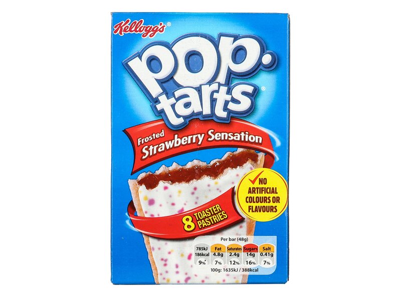Kellogg's Pop Tarts epres töltött keksz krémes bevonattal 384g