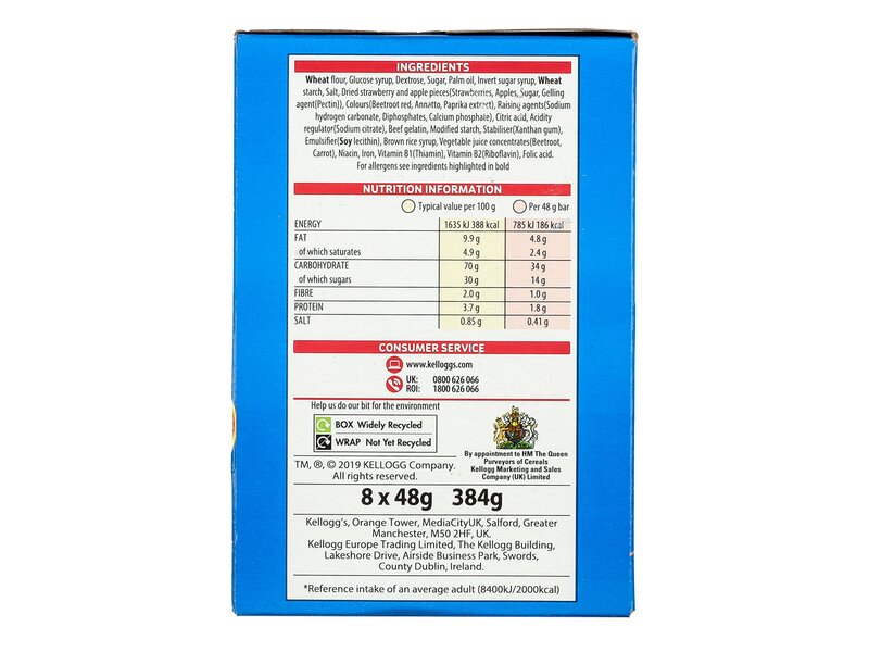 Kellogg's Pop Tarts epres töltött keksz krémes bevonattal 384g