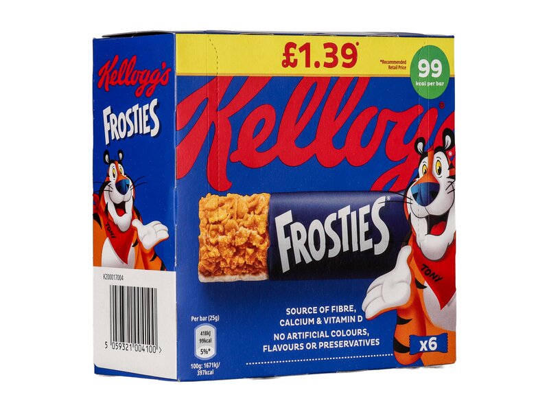 Kellogg’s Frosties Tejes gabonaszeletek 6x25g 150g