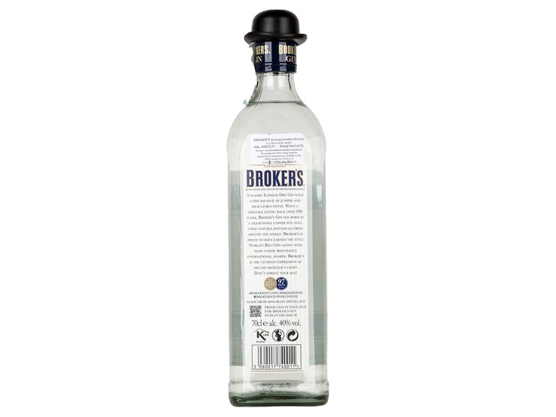 Broker's London Dry Gin 40% 0,7l