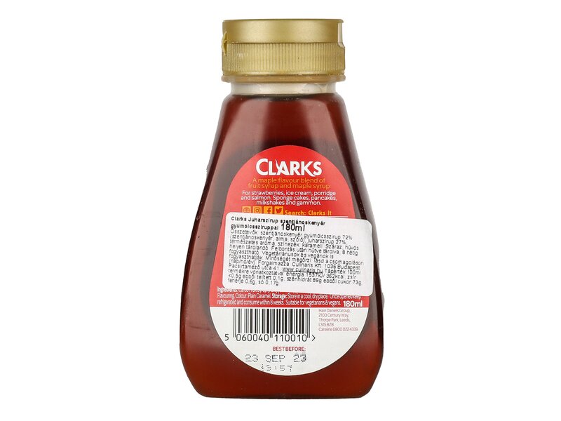 Clarks Original juharszirup 180ml       