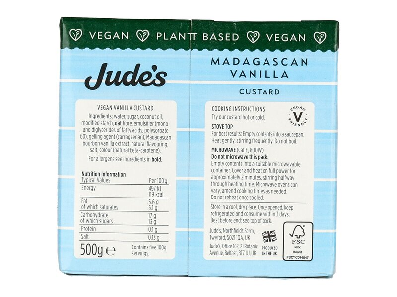 Jude's vegán madagaszkári vaníliasodó  500g