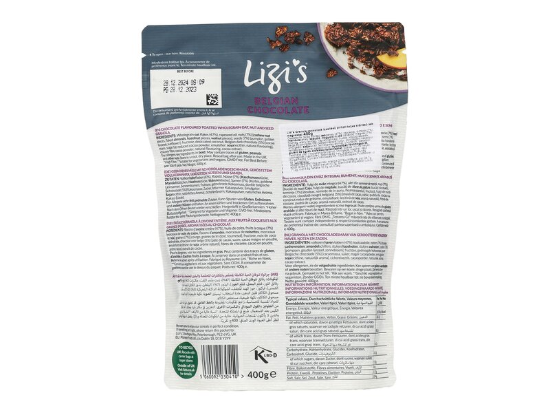 Lizi's Granola Belga csokis 400g