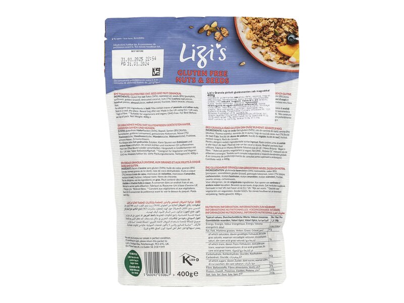 Lizi's Granola Gluténmentes 400g