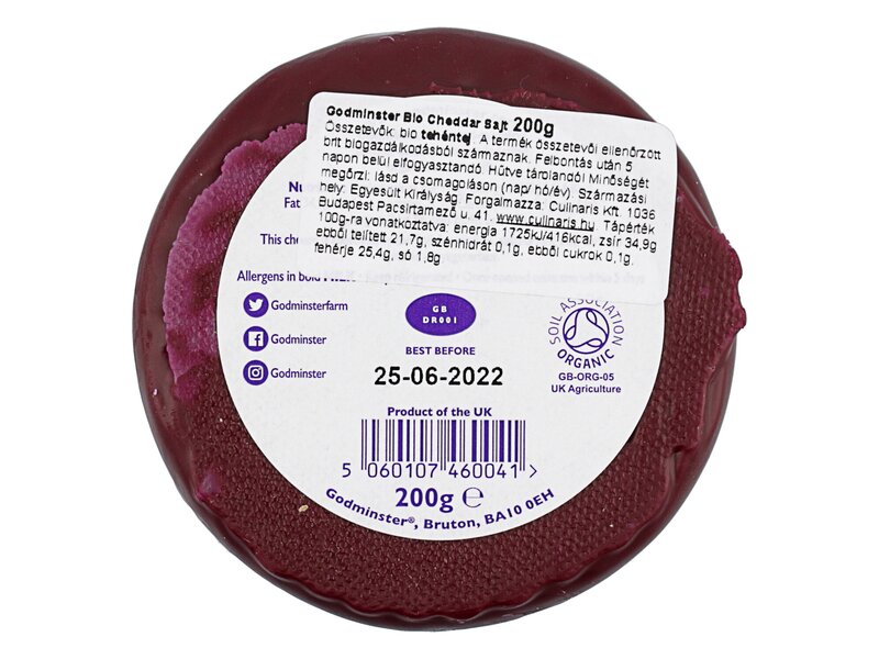 Godminster* Cheddar Organic 200g