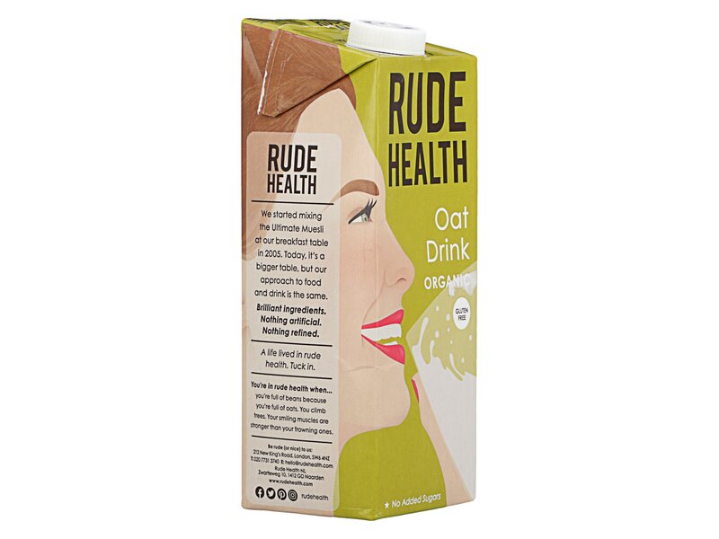 Rude Health Drink Organic Oat 1l
