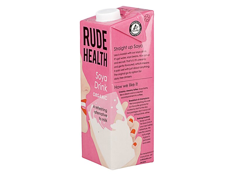 Rude Health Drink Organic Soy 1l