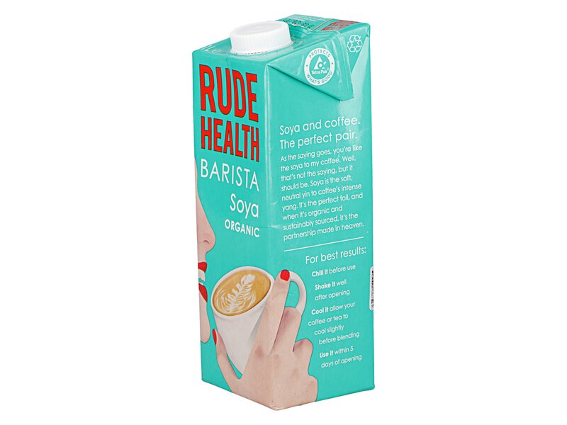 Rude Health Drink Organic Barista Soy 1l