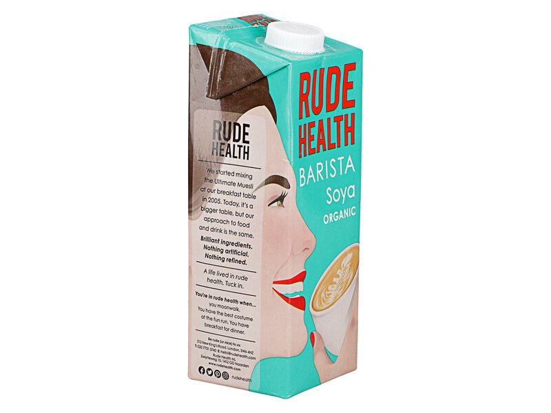 Rude Health Drink Organic Barista Soy 1l