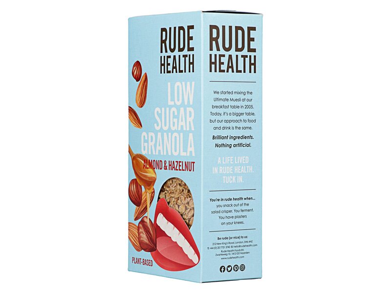 Rude Health Low Sugar Granola Almond & Hazelnut 400g