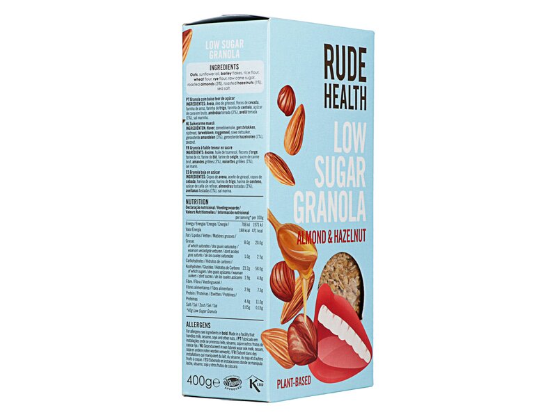 Rude Health Low Sugar Granola Almond & Hazelnut 400g