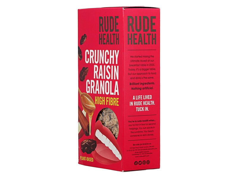 Rude Health Crunchy Raisin Granola 400g