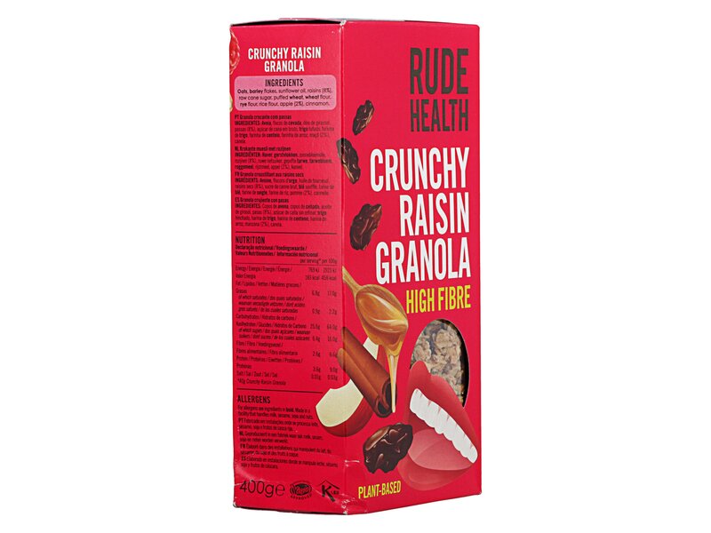 Rude Health Crunchy Raisin Granola 400g