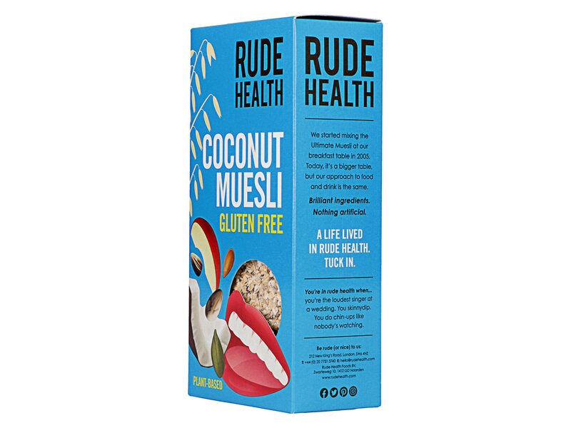 Rude Health Muesli Gluten Free Coconut 400g