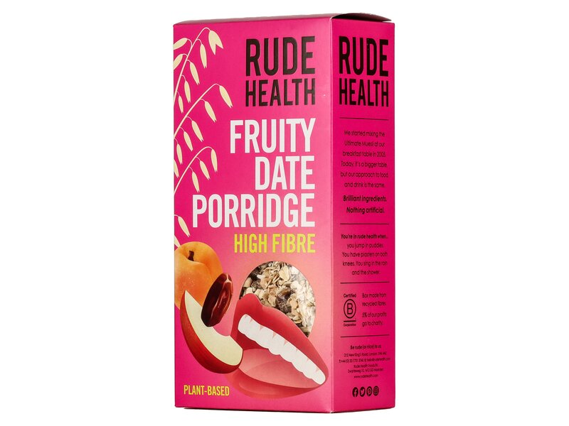 Rude Health Porridge Organic Fruity Date 400g