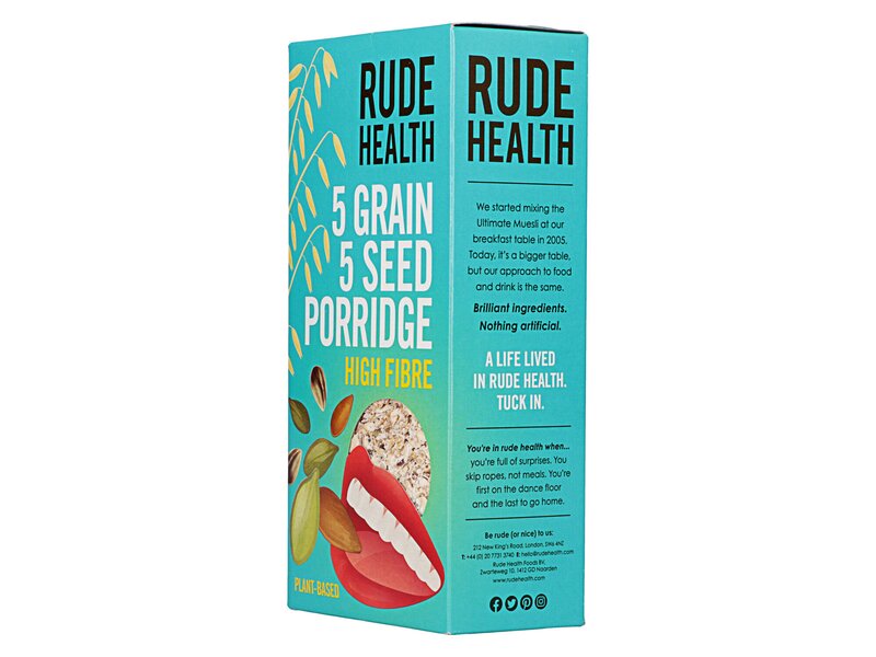 Rude Health Porridge 5 Grain 5 Seed 400g