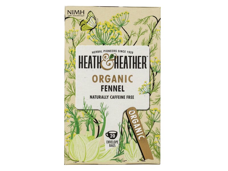 Heath & Heather Organic Fennel 20 filter 30g