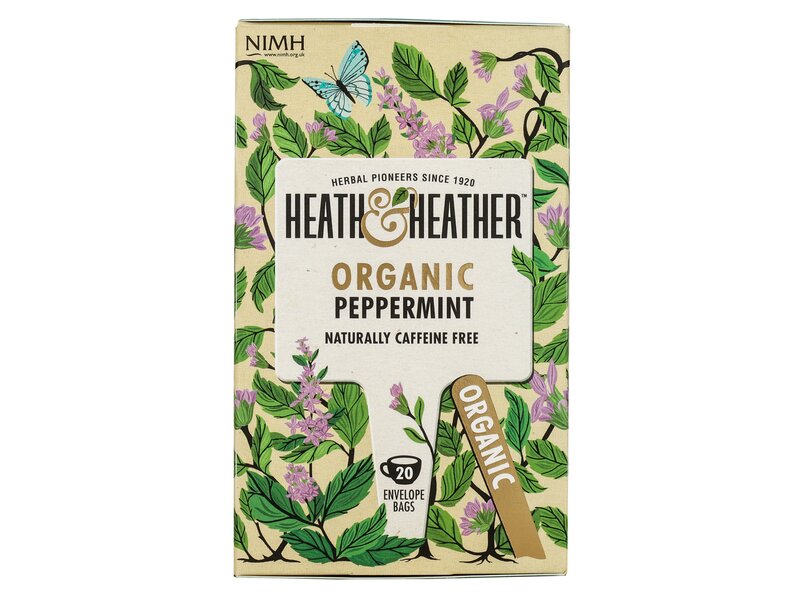 Heath & Heather Organic Peppermint 20 filter 20g