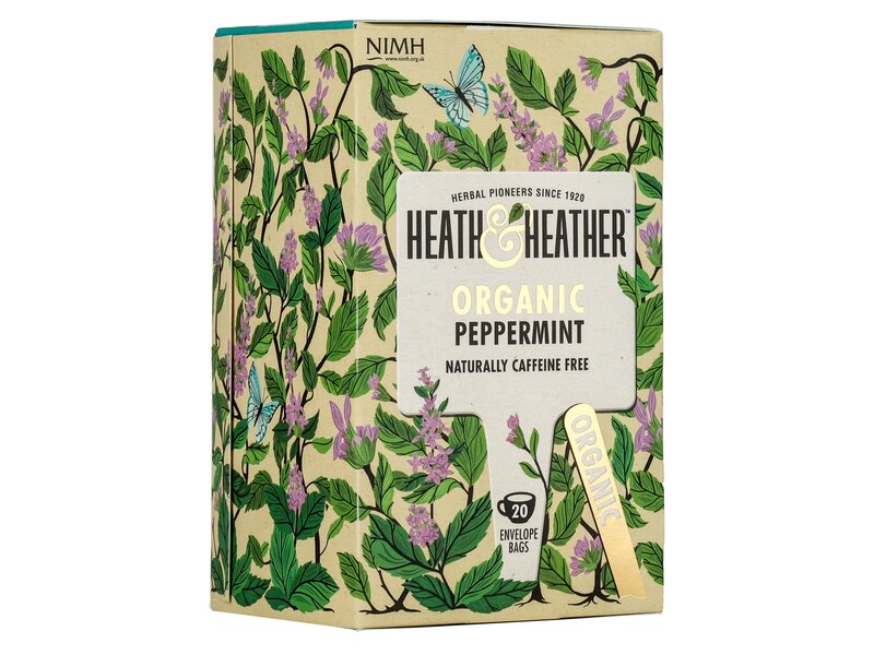 Heath & Heather Organic Peppermint 20 filter 20g