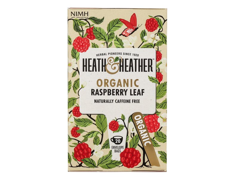 Heath & Heather Organic Raspberry leaf 20 filter 30g