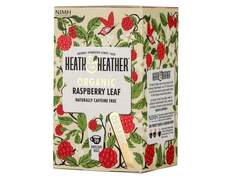 Heath & Heather Organic Raspberry leaf 20 filter 30g
