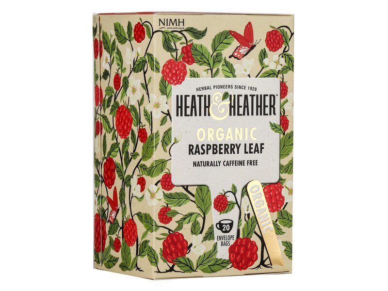 Heath & Heather Organic Raspberry leaf 20 filter 30g