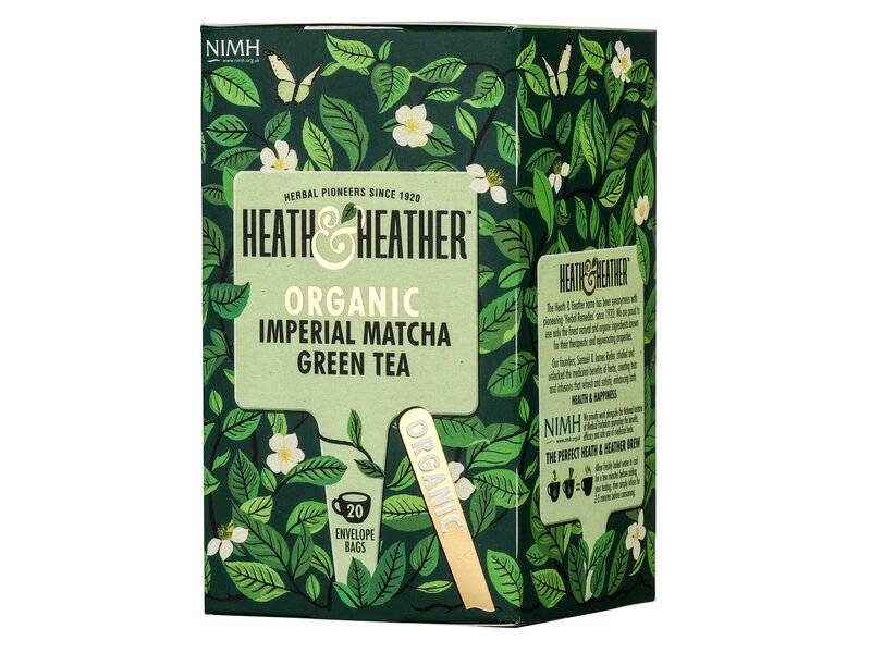 Heath & Heather Organic Imperial Matcha green tea 20 filter 40g