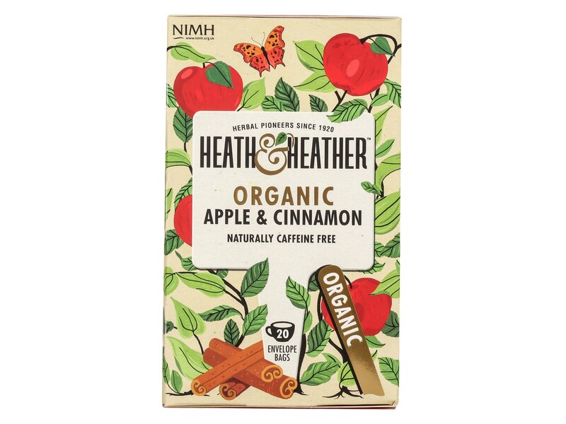 Heath & Heather Organic Apple & Cinnamon 20 filter 50g