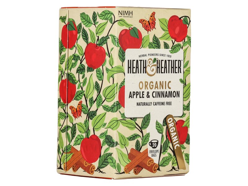 Heath & Heather Organic Apple & Cinnamon 20 filter 50g